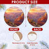 Product size chart diagram displaying 3-inch diameter and double-sided print specifications.