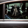 Funny Great Dane graphic decal displayed on an exterior car door.