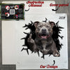 Carefully packed Pitbull decal ready for safe unboxing with instructions in the package.