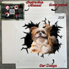 Protective package displaying the Shih Tzu decal with easy step-by-step application instructions.