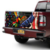 Hippie truck Tailgate Decal Sticker Wrap Let It Be Tailgate Wrap Decals For Trucks