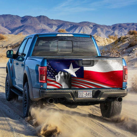 Texas American truck Tailgate Decal Sticker Wrap Tailgate Wrap Decals For Trucks