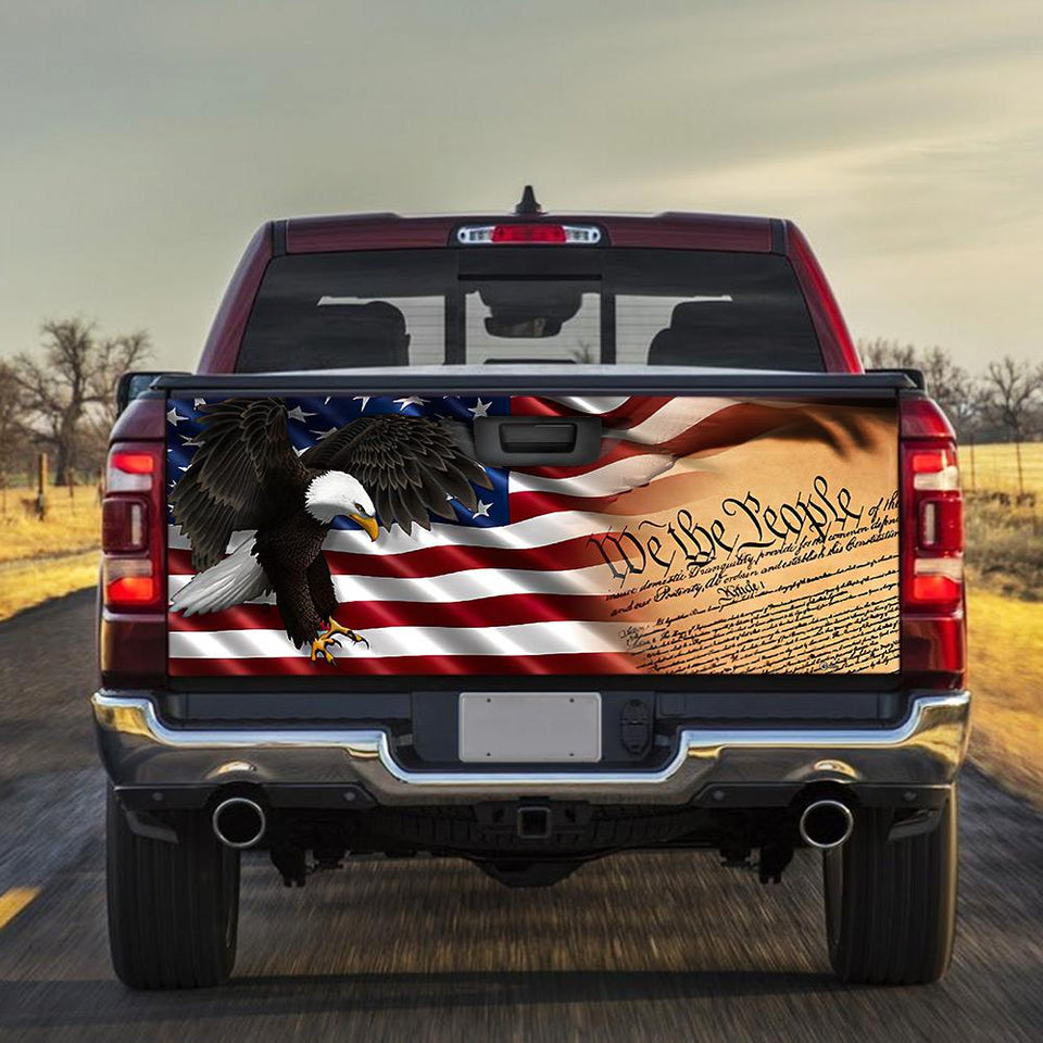 We The People Patrico truck Tailgate Decal Sticker Wrap Tailgate Wrap Decals For Trucks
