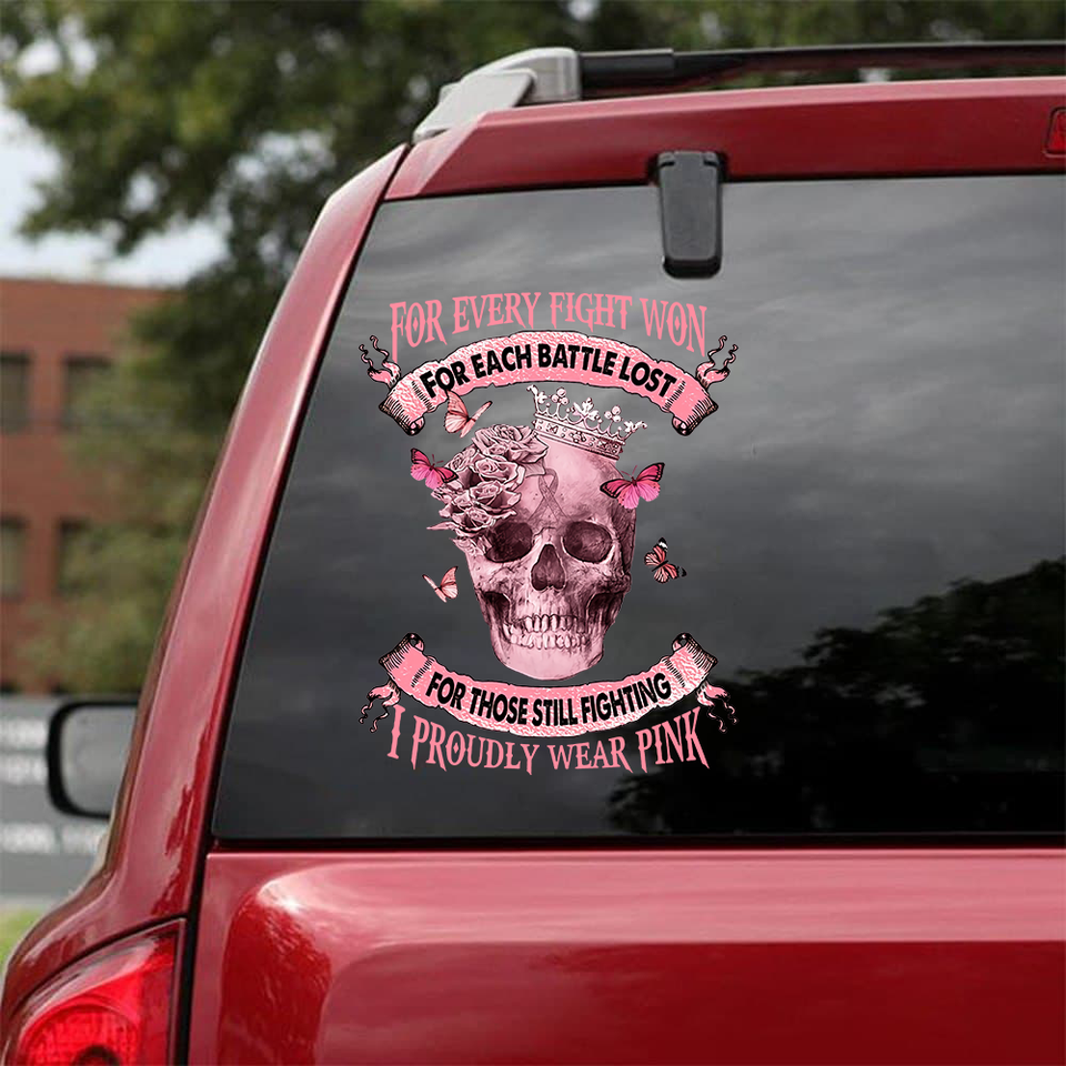 [sk1078-snf-lad]-skull-breast-cancer-car-sticker