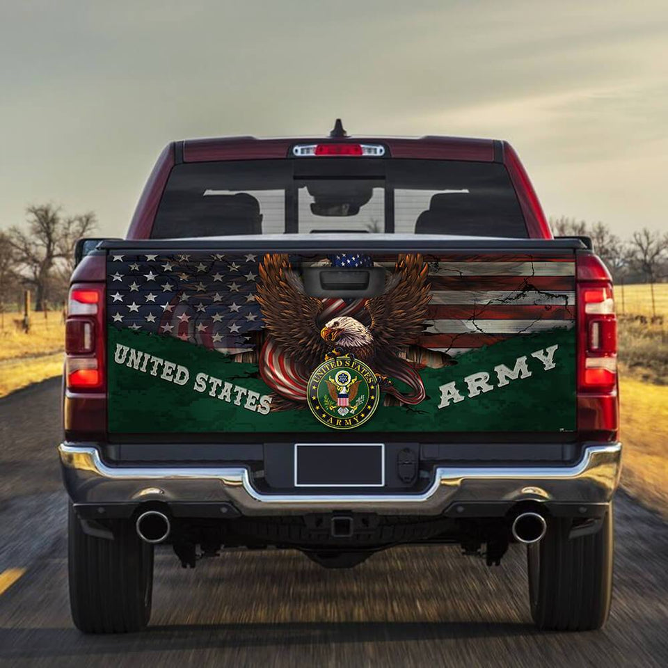 United States Artruck Tailgate Decal Sticker Wrap Tailgate Wrap Decals For Trucks