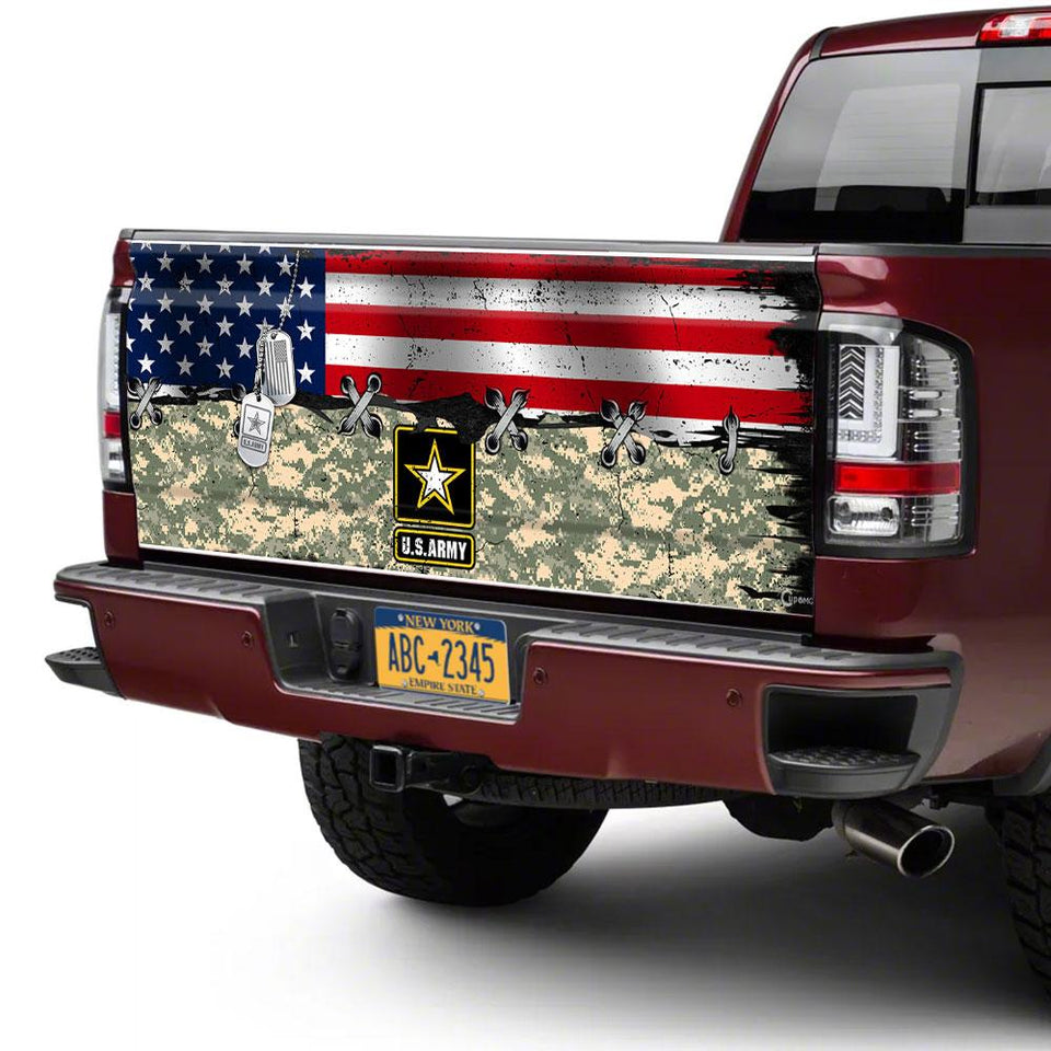 U.s Artruck Tailgate Decal Sticker Wrap Tailgate Wrap Decals For Trucks