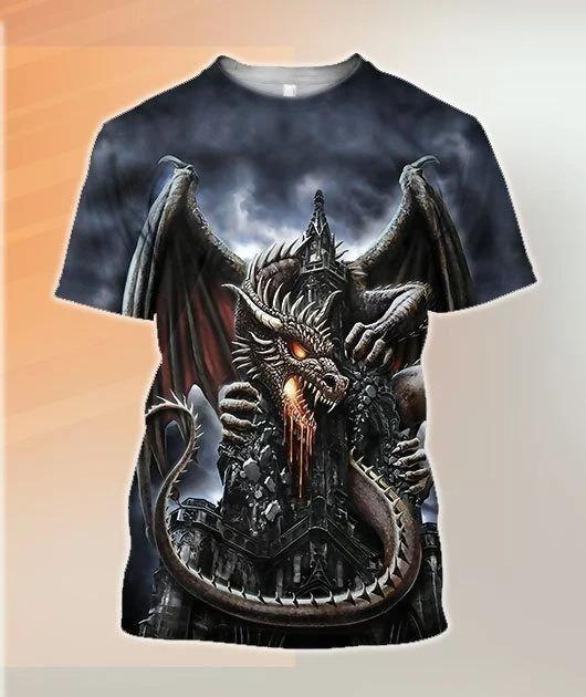 3D ALL OVER PRINT DRAGON HOODIE NM050908