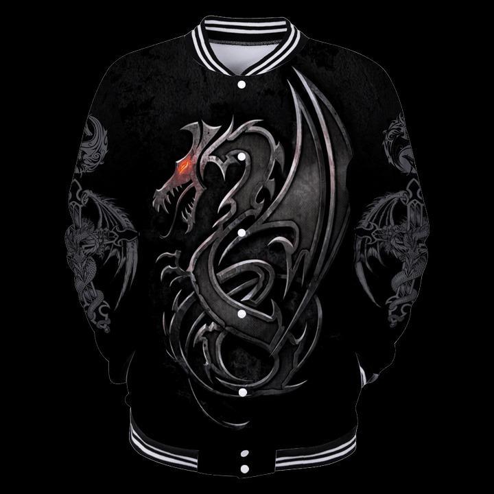 3D ARMOR TATTOO AND DUNGEON DRAGON HOODIE HAC130102
