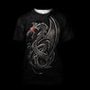 3D ARMOR TATTOO AND DUNGEON DRAGON HOODIE HAC130102