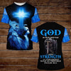 GOD IS OUR REFUGE AND STRENGTH AN EVER PRESENT HELP IN TROUBLE ALL OVER PRINTED SHIRTS HOODIE 3D 0825678