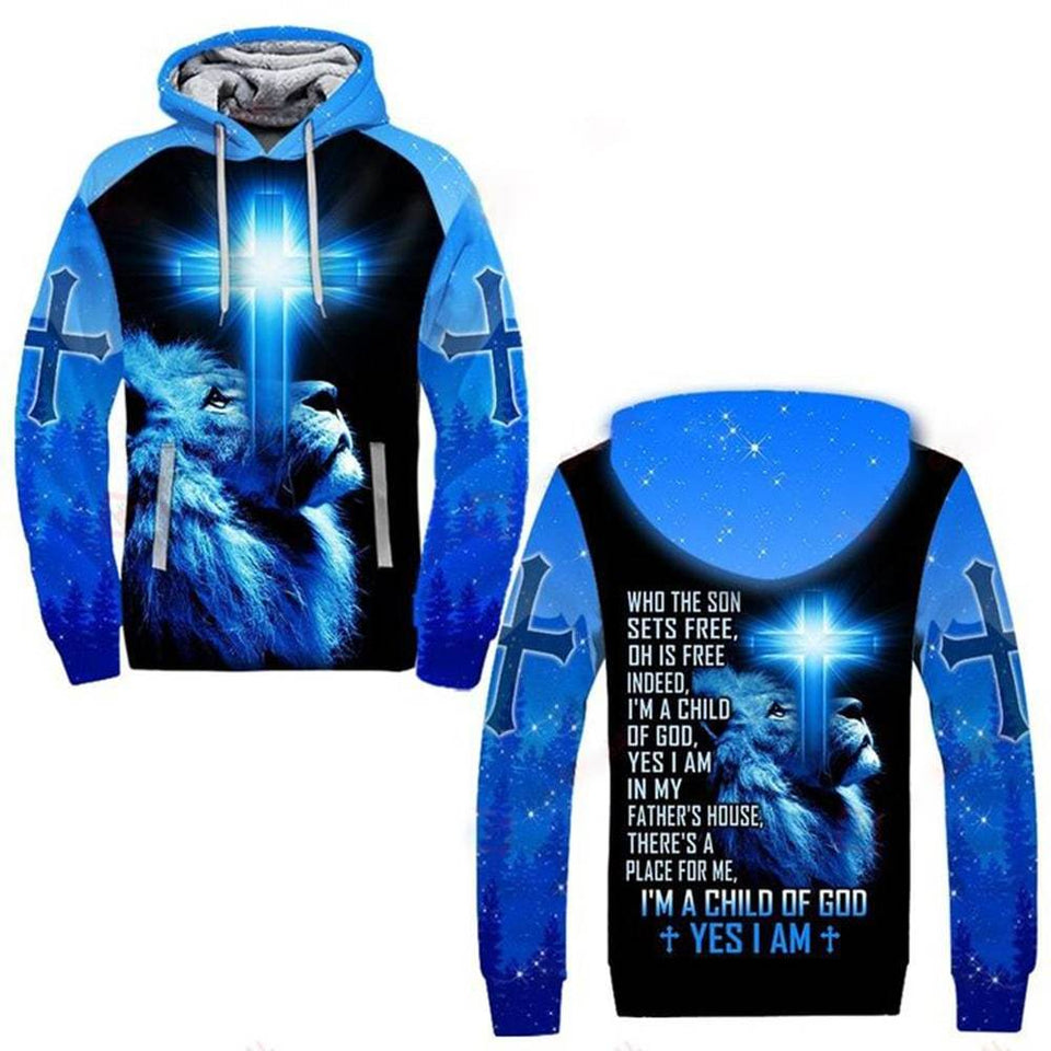I'M A CHILD OF GOD YES I AM ALL OVER PRINTED SHIRTS DH092302