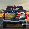 Personalized Name Truck Tailgate Wrap Eagle Tailgate Sticker Wrap Decals For Trucks