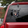 [th0532-snf-pta]-pug-crack-car-sticker-dogs-lover