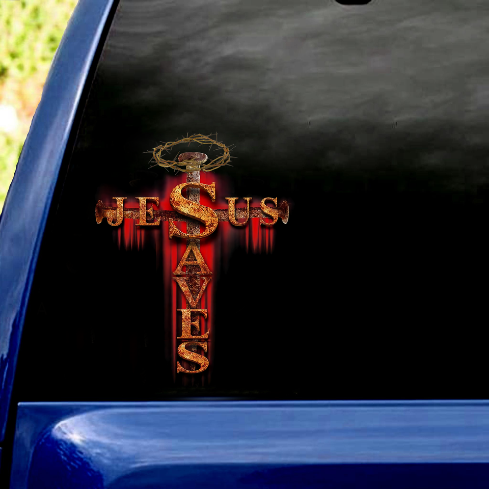 [sk0328-snf-ptd] JS saves car Sticker Lover - Camellia Print