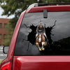[sk1905-snf-lad]-horse-racing-crack-car-sticker-racing-lover