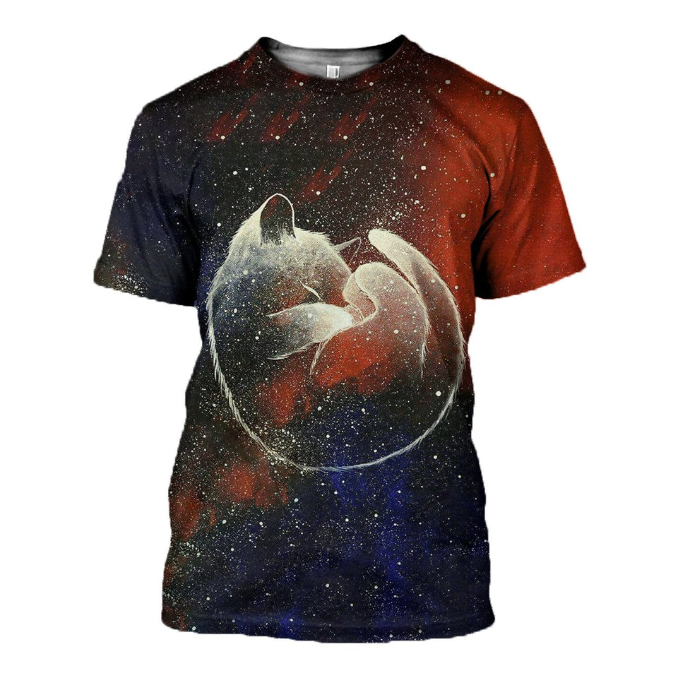 3D Printed Cats Hoodie T-shirt