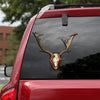 Deer Crack Decal Window Wiper Pretty Cute Custom Sticker Labels Presents For Dads - Hunting / Deer die-cut waterproof vinyl sticker decal