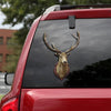 Deer Crack Head Decal Lovely Small Stickers Anniversary Gifts For Boyfriend - Hunting / Deer die-cut waterproof vinyl sticker decal