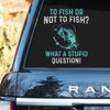 Fishing Crack Sticker Chart Funny Die Cut Stickers Birthday Present - Fishing die-cut waterproof vinyl sticker decal
