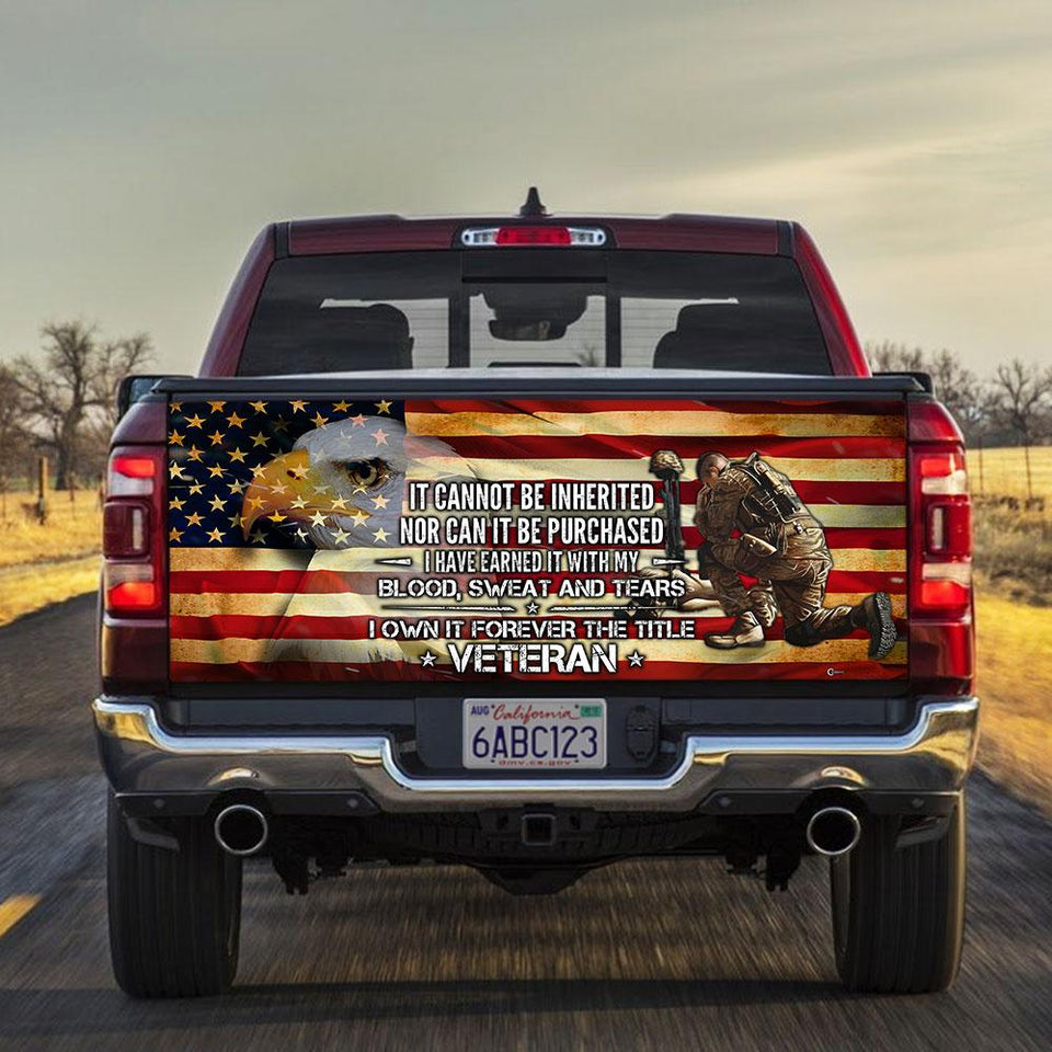 Truck Tailgate Decal Sticker Wrap Veteran Tailgate Wrap Decals For Trucks