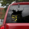 Bumble Bee Walking Toad Frog Crack Decal Car Likeable Avery Sticker Paper Gifts For Couples - Wildlife & Nature die-cut waterproof vinyl sticker decal
