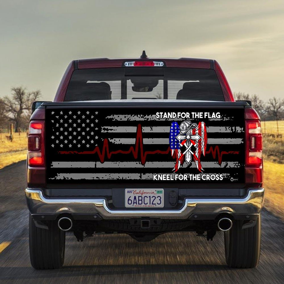 Thin Red Line truck Tailgate Decal Sticker Wrap Tailgate Wrap Decals For Trucks