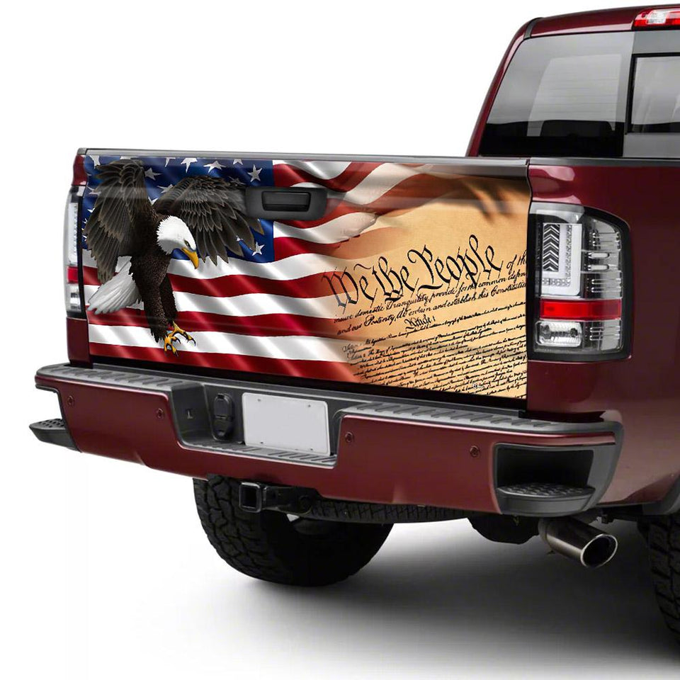 We The People Patrico truck Tailgate Decal Sticker Wrap Tailgate Wrap Decals For Trucks
