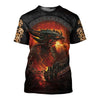 3D ALL OVER PRINTED DRAGON HOODIE NM050936