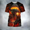 ALL OVER PRINT FIRE DRAGON