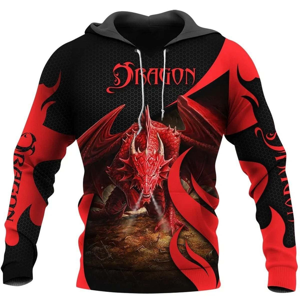 TATOO DUNGEONS AND DRAGONS ARMOR 3D HOODIE NM050959