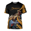 3D TATOO DUNGEONS AND DRAGONS ARMOR HOODIE NM050956