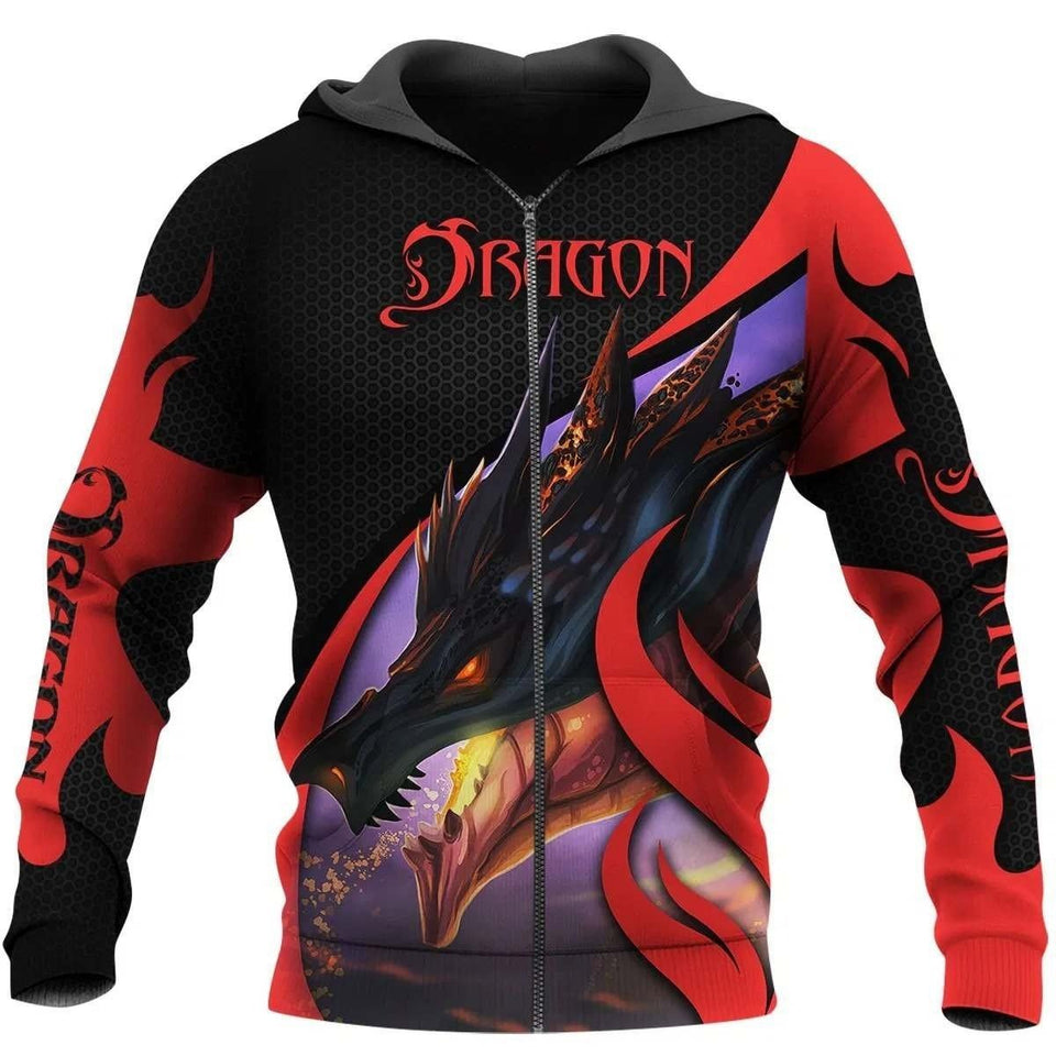TATOO DUNGEONS AND DRAGONS ARMOR 3D HOODIE NM050965