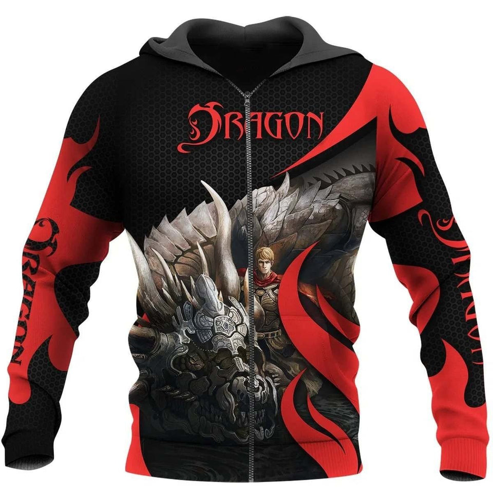 TATOO DUNGEONS AND DRAGONS ARMOR 3D HOODIE NM050960