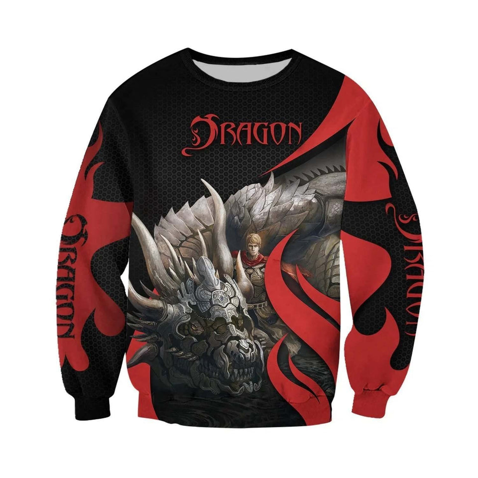 TATOO DUNGEONS AND DRAGONS ARMOR 3D HOODIE NM050960