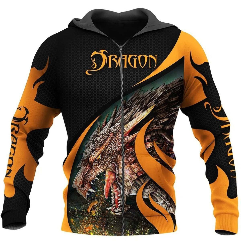TATOO DUNGEONS AND DRAGONS ARMOR 3D HOODIE NM050964