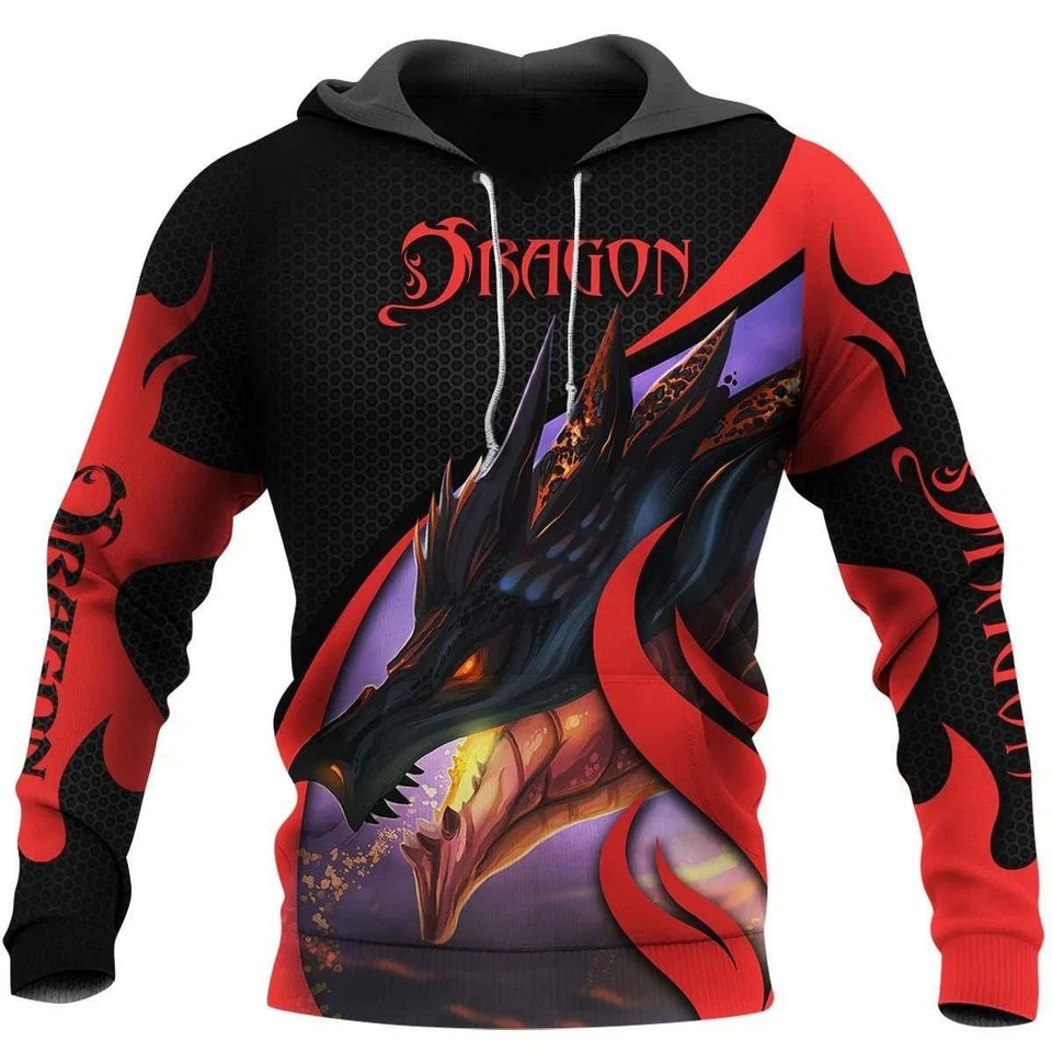 TATOO DUNGEONS AND DRAGONS ARMOR 3D HOODIE NM050965
