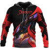 TATOO DUNGEONS AND DRAGONS ARMOR 3D HOODIE NM050965