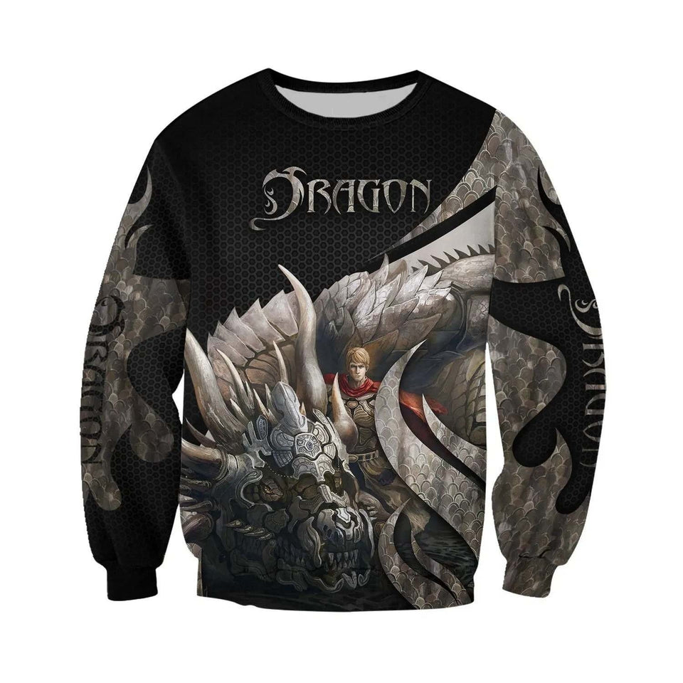 TATOO DUNGEONS AND DRAGONS ARMOR 3D HOODIE NM050962