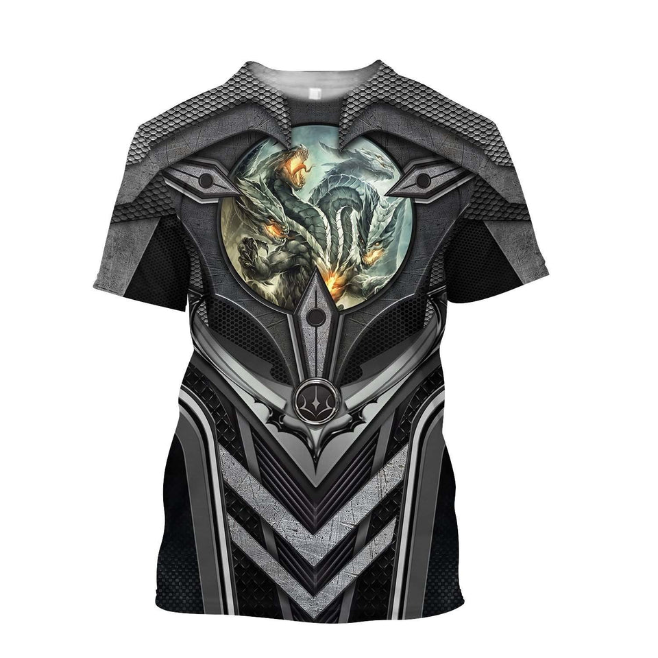 3D TATTOO AND DUNGEON DRAGON HOODIE HAC101203
