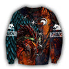 3D TATTOO AND DUNGEON DRAGON T SHIRT HOODIE TR121202