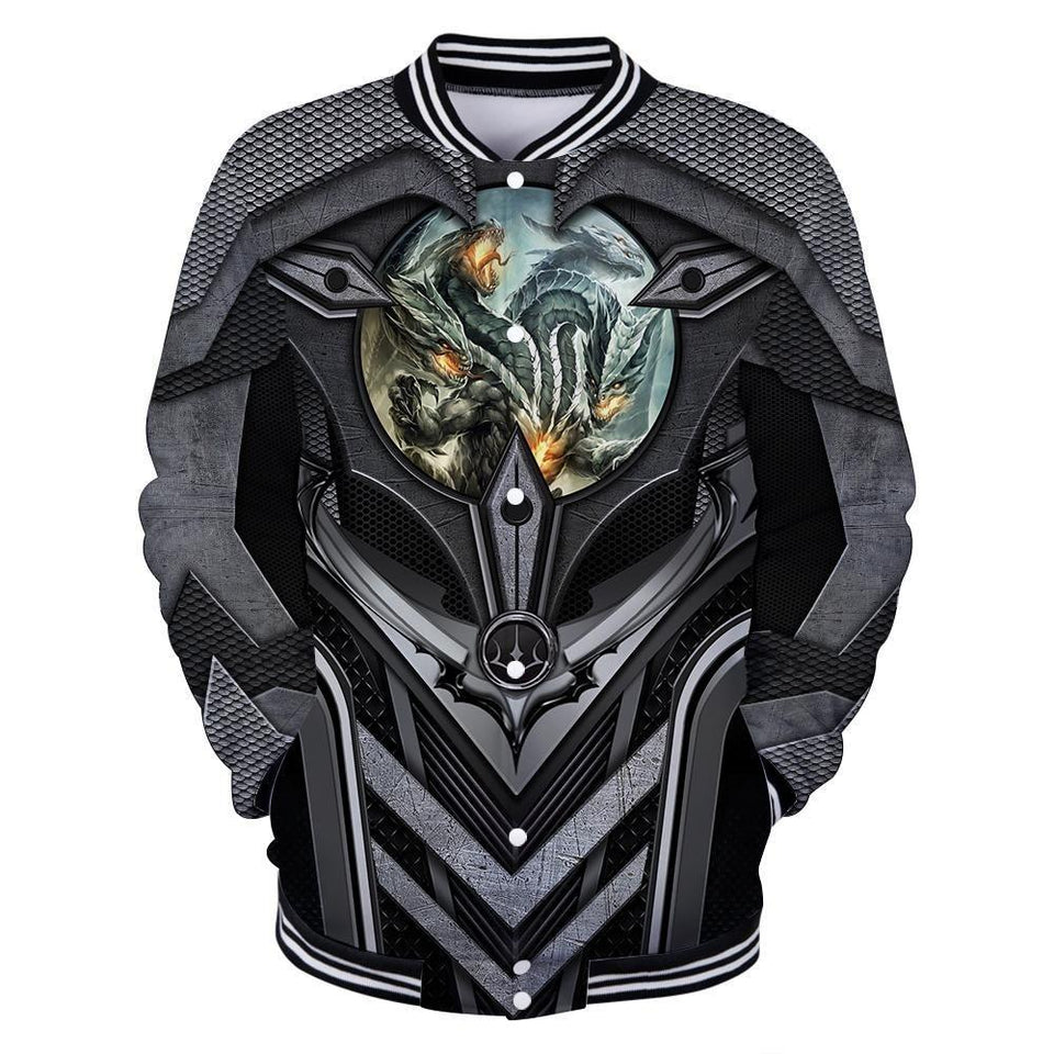 3D TATTOO AND DUNGEON DRAGON HOODIE HAC101203