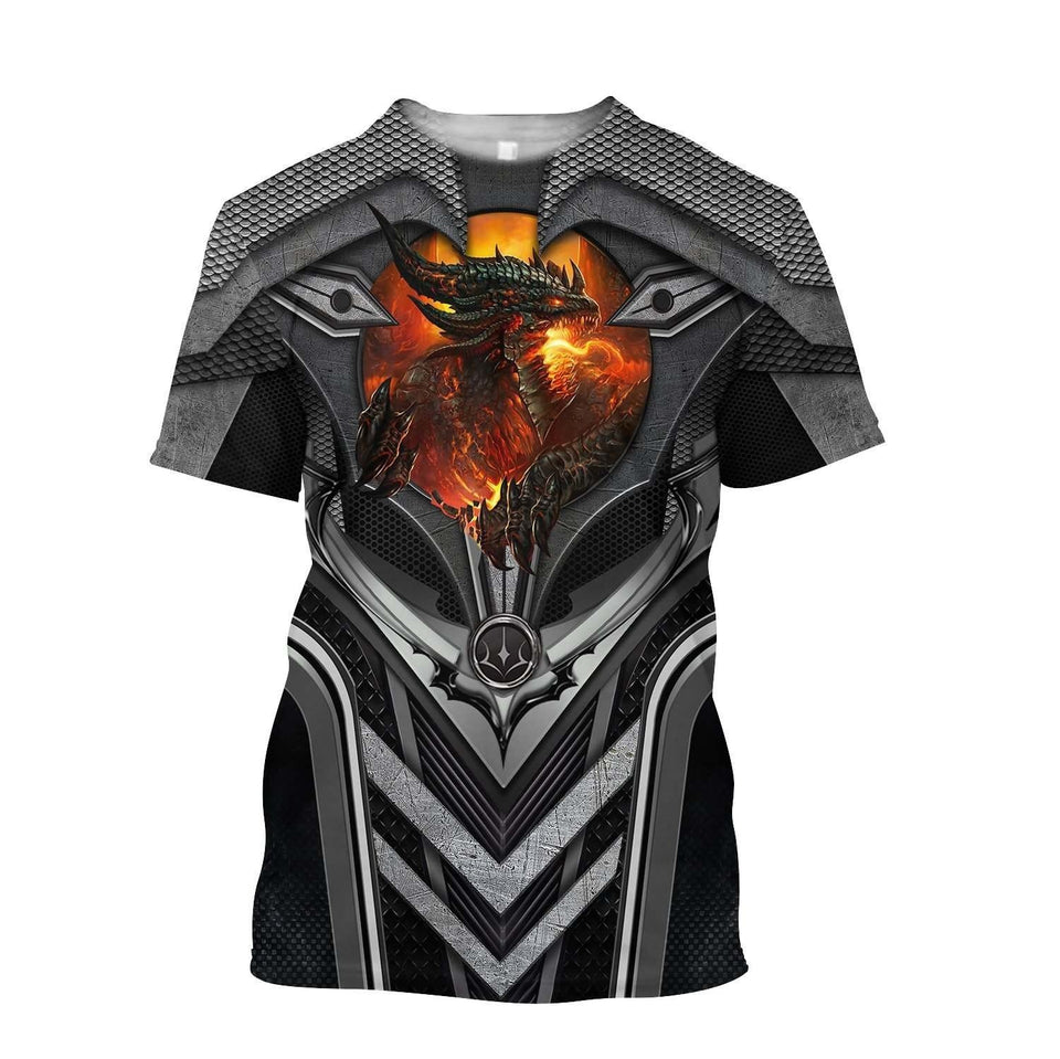 3D TATTOO AND DUNGEON DRAGON HOODIE HAC101202
