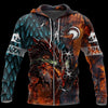3D TATTOO AND DUNGEON DRAGON T SHIRT HOODIE TR121202