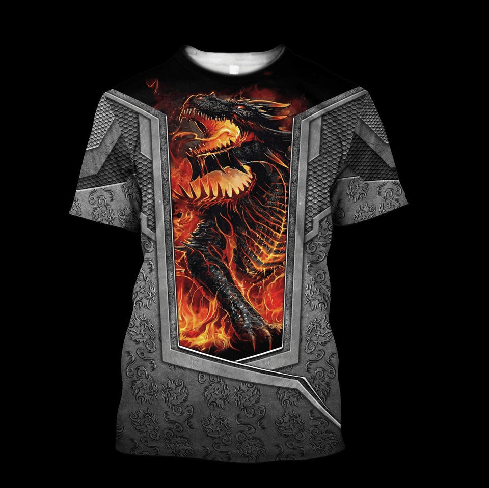 3D TATTOO AND DUNGEON DRAGON HOODIE HAC27126