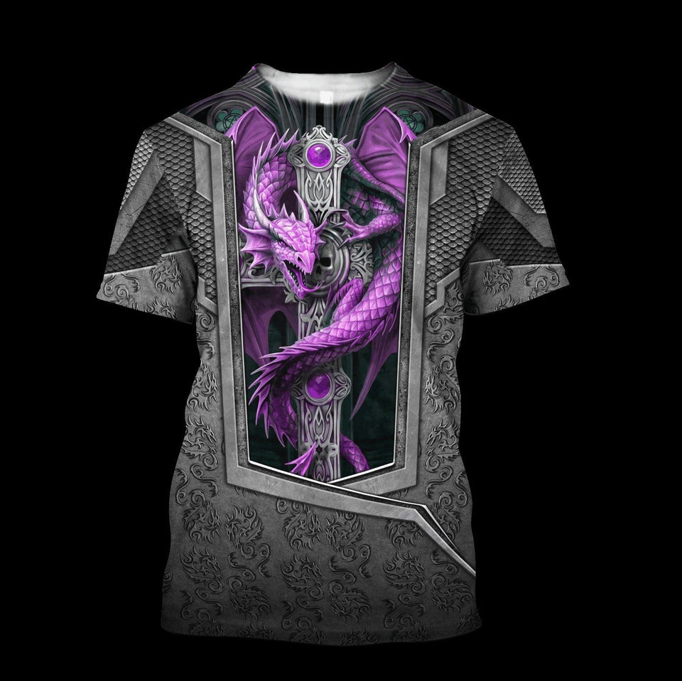 3D TATTOO AND DUNGEON DRAGON HOODIE HAC27121