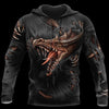 3D ARMOR TATTOO AND DUNGEON DRAGON HOODIE PI150104