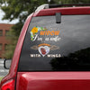 Husband With Wings Decal For Rear Window Wiper Lovely Floor Stickers Presents - General die-cut waterproof vinyl sticker decal
