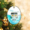 Hippie Be Kind, Christmas Ornament, Christmas Gift