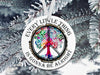 Hippie Tree, Every Little Thing Is Gonna Be Alright, Christmas Ornament, Christmas Gift
