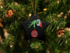 Grinch Hand Hippie, Christmas Ornament, Christmas Gift